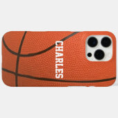 Basketball-Beschaffenheits-personalisierter Fall Case-Mate iPhone Hülle (Rückseite (Horizontal))