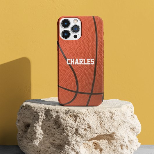 Basketball-Beschaffenheits-personalisierter Fall Case-Mate iPhone Hülle