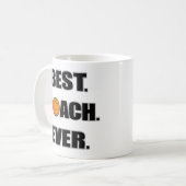 Basketball-bester Trainer überhaupt Kaffeetasse (Vorderseite Links)