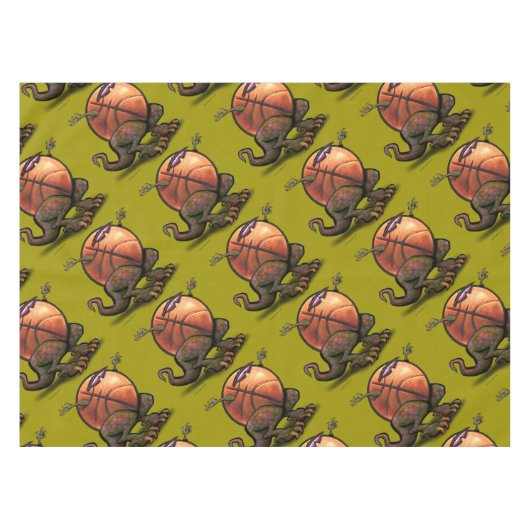 Basketball Bestie Tischdecke (Vorderseite (Horizontal))