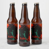 BASKETBALL BIERFLASCHENETIKETT (Flaschen)