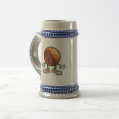 Basketball Bierglas (Vorderseite Links)