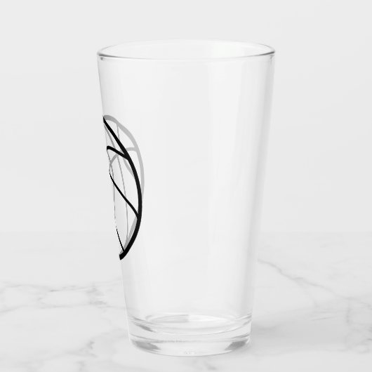 Basketball-Bierglas Glas (Links)
