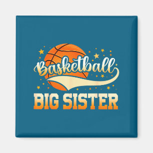 Basketball Big Sister Design Magnet