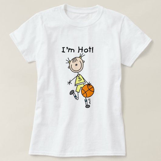 Basketball bin ich heiße T - Shirts und Geschenke (Design vorne)
