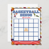 Basketball Bingo - Baby Showspiele (Vorne/Hinten)