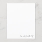 Basketball Bingo - Baby Showspiele (Rückseite)