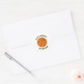Basketball Birthday Bash Sticker (Umschlag)