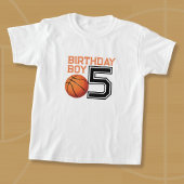 Basketball Birthday Boy T-Shirt