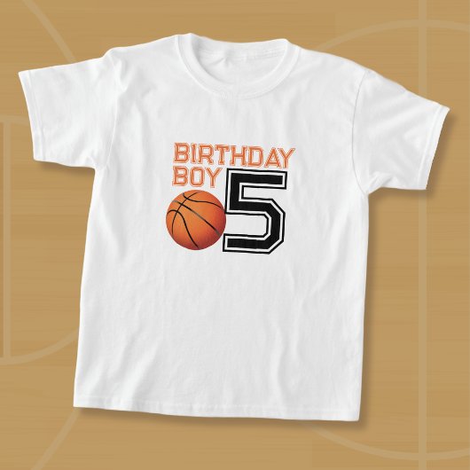 Basketball Birthday Boy T-Shirt