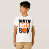 Basketball Birthday Boy T-Shirt (Vorne ganz)