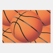 Basketball Birthday Geschenkpapier Set (Vorderseite 3)