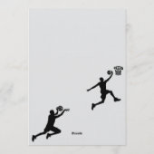 Basketball Birthday Party Invitation Einladung (Rückseite)
