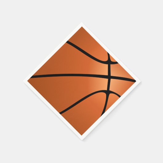 BASKETBALL BIRTHDAY SERVIETTE (Ecke)