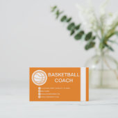 BASKETBALL-Blase Visitenkarte (Stehend Vorderseite)