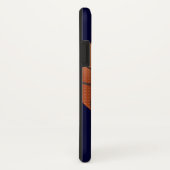 Basketball, Blau, Personalisierter Name Case-Mate iPhone Hülle (Hinten/Rechts)