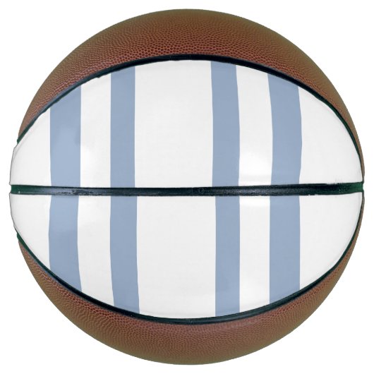 Basketball Blau-Weiß-Streifen (Vorderseite)