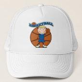 BASKETBALL blonde Jungen-T - Shirts und Geschenke Truckerkappe (Vorderseite)