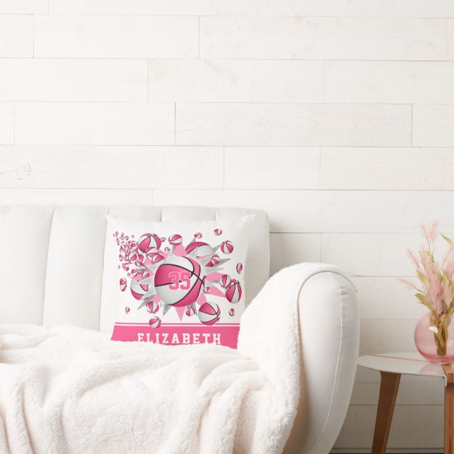 Basketball-Blowout-Basketballspiel Kissen (Liege)