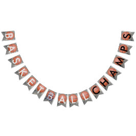 Basketball Blue Bunting Banner Grad