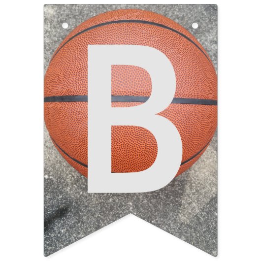 Basketball Blue Bunting Banner Grad (Erste Fahne)