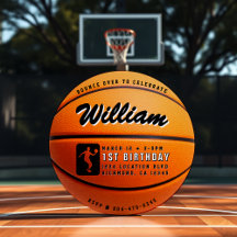 Basketball Bounce 1. Geburtstag Party