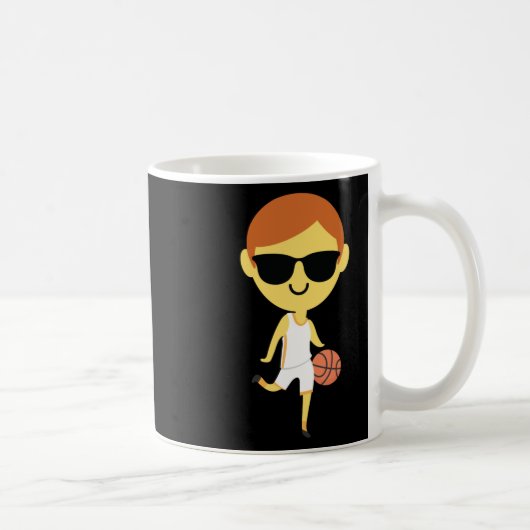 Basketball Boy Emoji 1 Kaffeetasse (Rechts)