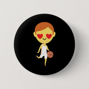 Basketball Boy Emoji Button