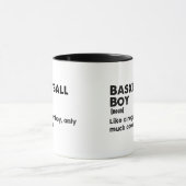 Basketball Boy Funny Dictionary Definition Boys Tasse (Zentrum)