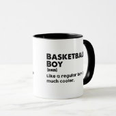 Basketball Boy Funny Dictionary Definition Boys Tasse (VorderseiteRechts)