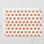 Basketball Boy Geburtstag Foto Danke Karte (Rückseite)