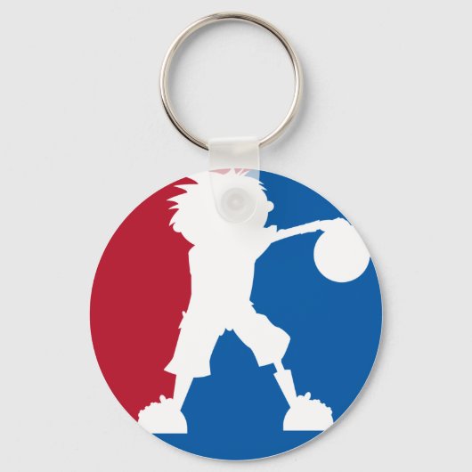 Basketball Boy Icon Schlüsselanhänger (Vorderseite)