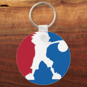 Basketball Boy Icon Schlüsselanhänger (Vorderseite)