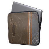 Basketball-Boy Laptop-Sieb Laptopschutzhülle (Vorderseite Links)