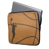 Basketball-Boy Laptop-Sieb Laptopschutzhülle (Vorderseite Links)
