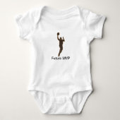 Basketball Boy MVP Romper Bodysuit Baby Strampler (Vorderseite)
