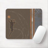 Basketball Boy Net Stripes Mousepad Maus Pad (Mit Mouse)