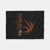 Basketball Boys Damen Männer Mädchen Geschenke Chr Fleecedecke (Vorderseite (Horizontal))