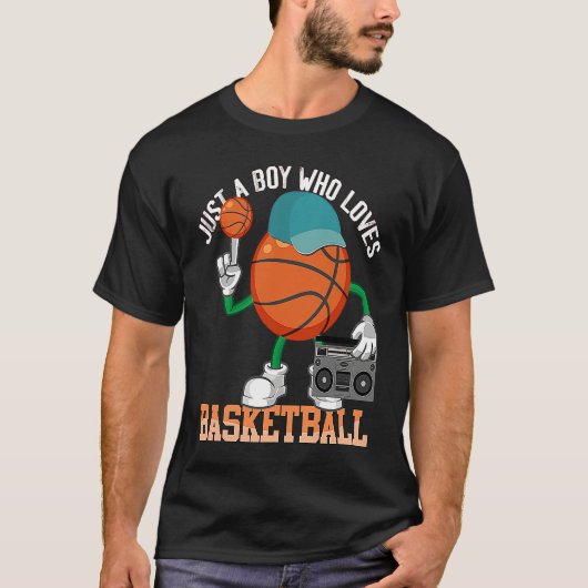 Basketball  Boys Men Team Fan Player Coach T-Shirt (Vorderseite)