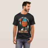 Basketball  Boys Men Team Fan Player Coach T-Shirt (Vorne ganz)