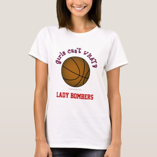 Basketball - braun/rosa T-Shirt (Vorderseite)
