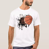 Basketball Breakfast T - Shirt (Vorderseite)