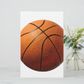 Basketball Briefpapier (Stehend Vorderseite)