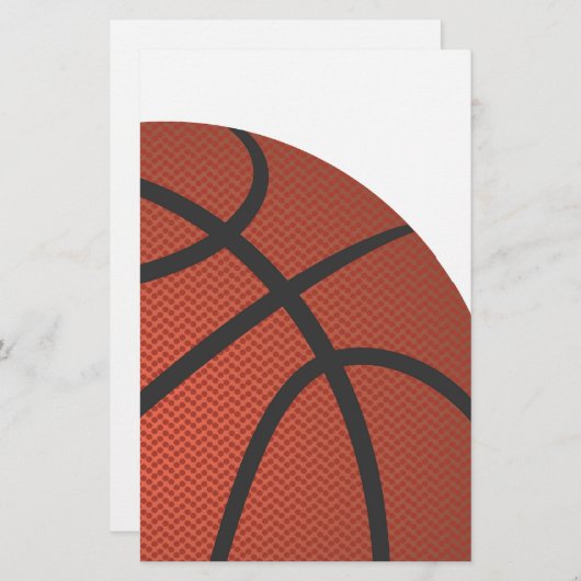 Basketball Briefpapier (Vorne/Hinten)