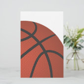 Basketball Briefpapier (Stehend Vorderseite)