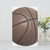Basketball Briefpapier (Stehend Vorderseite)