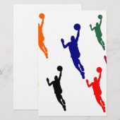 BASKETBALL BRIEFPAPIER (Vorne/Hinten)
