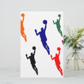BASKETBALL BRIEFPAPIER (Stehend Vorderseite)