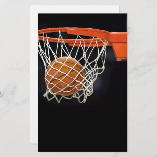 Basketball Briefpapier (Vorne/Hinten)