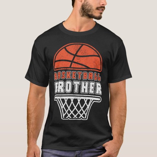 Basketball Brother Basketball Lover Fan Kinder Jun T-Shirt (Vorderseite)